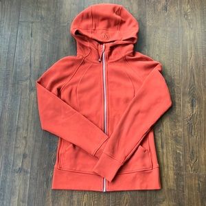 Lululemon Scuba Full Zip Red Rock